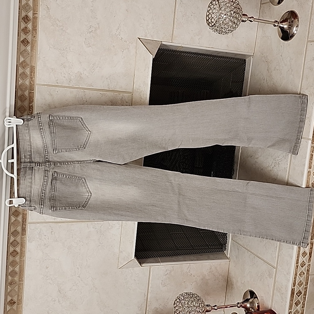 🖤🩶 BOSTON PROPER Gray Embellished JEANS 🩶🖤 - Picture 7 of 11